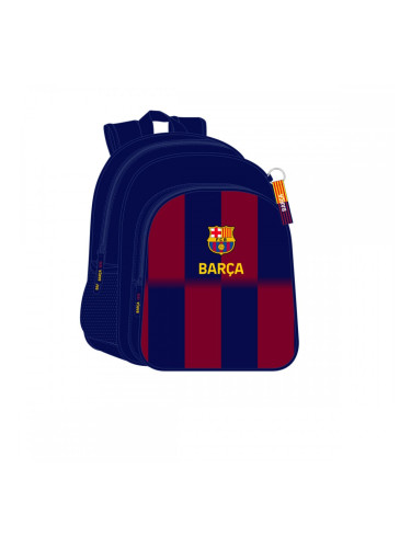 Училищна чанта F.C. Barcelona Син Кестен 32 x 38 x 12 cm
