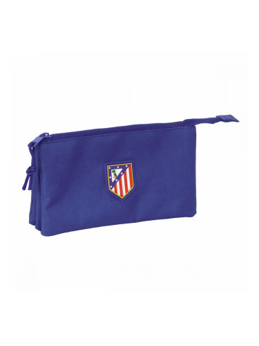 Троен Моливник Atlético Madrid Тъмно синьо 22 x 12 x 3 cm