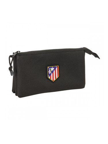 Троен Моливник Atlético Madrid Черен 22 x 12 x 3 cm