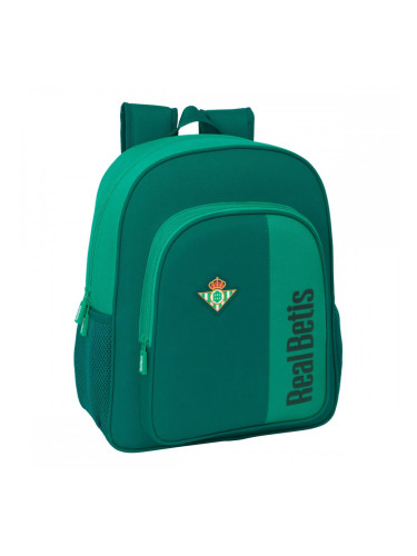Училищна чанта Real Betis Balompié Зелен 32 x 38 x 12 cm