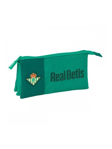 Троен Моливник Real Betis Balompié Зелен 22 x 12 x 3 cm