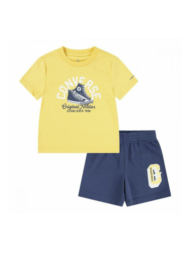 Спортен Комплект за Бебе Converse Cnvb Retro Remix Син Златен - Размер - 24 Месеца