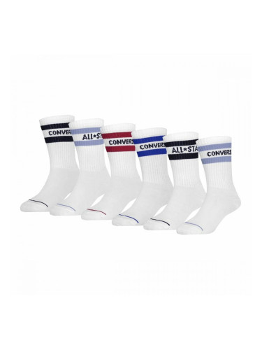 Чорапи Converse Wordmark Crew Бял (5-7 години)