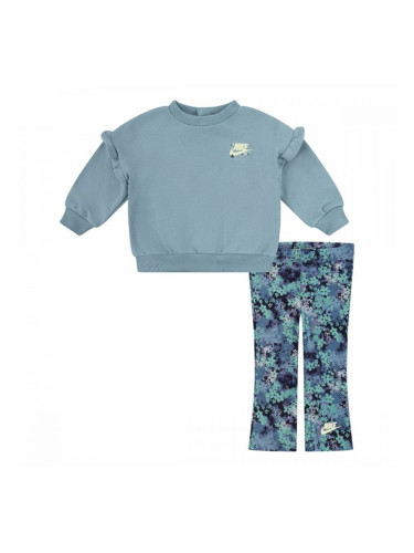 Спортен Комплект за Деца Nike Fresh Cut Dolman Ruffle Син - Размер - 24 Месеца