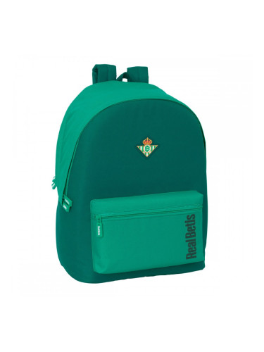 Раница за Лаптоп и Таблет с Изход за USB Real Betis Balompié Зелен