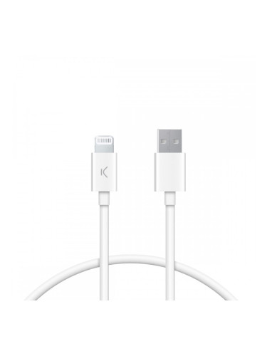 USB Cable KSIX Бял 1 m