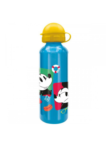 Бутилка за вода Mickey Mouse CZ11262 530 ml Многоцветен Алуминий