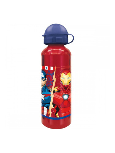 Бутилка за вода The Avengers CZ11259 Червен 530 ml Алуминий