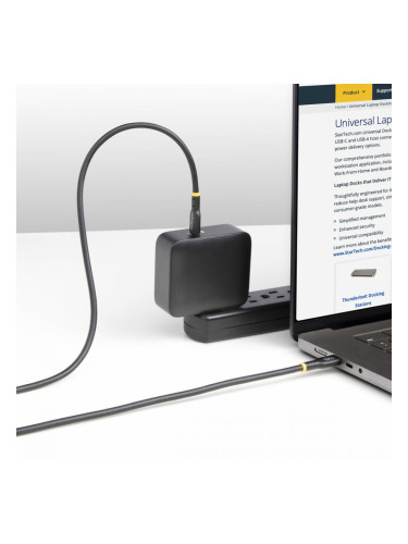 USB Cable Startech USB2EPR3M Черен 3 m