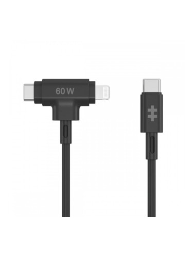 Кабел USB-C Hyper HyperJuice Черен 1,5 m