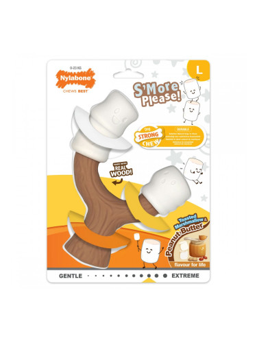 Играчка за Кучета Nylabone Кафяв Фъстъчено масло L