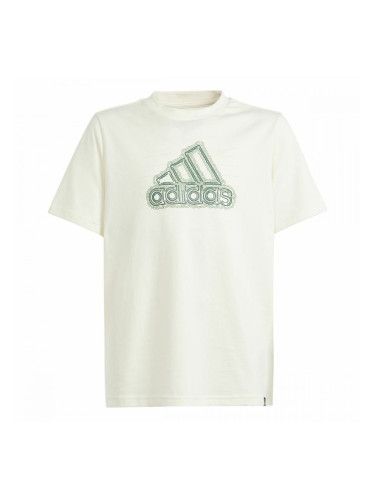 Тениска с къс ръкав Adidas Table Growth Бежов - 15-16 години