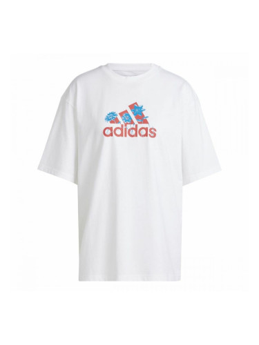 Дамска тениска с къс ръкав Adidas Flower Badge of Sports Gt - L