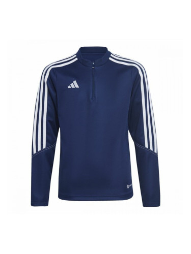 Детски суичър без качулка Adidas Tiro 23 Син - 15-16 години
