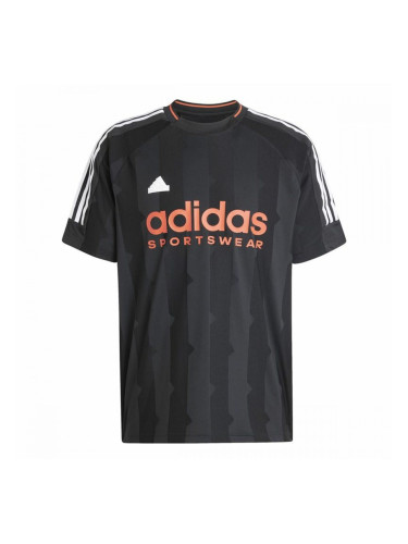 Мъжка тениска с къс ръкав Adidas House Of Tiro Jacquard Jersey Черен - L
