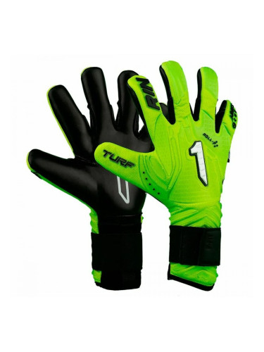 Вратарски Ръкавици Rinat Aries Némesis Turf Лайм зелен възрастни - 10