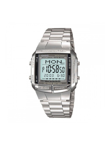 Мъжки часовник Casio DATABANK Сребрист (Ø 38 mm)