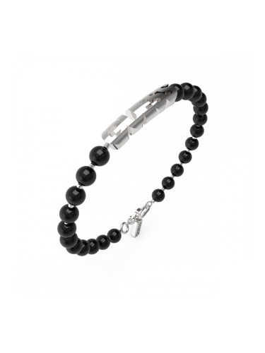 Мъжка гривна Guess JUMB04059JWSTBKS Черен