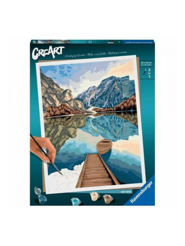 Комплект Рисуване по Числа Ravensburger Lake Views 30 x 40 cm