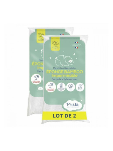 Протектор за ясла P'TIT LIT 70 x 140 cm Бял 25 Части (25 броя)