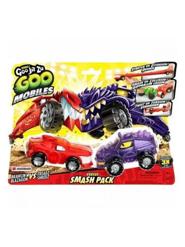 Кукла Действие Moose Toys GOO MOBILES - BLAZAGON VS TREADS SHREDZ Червен