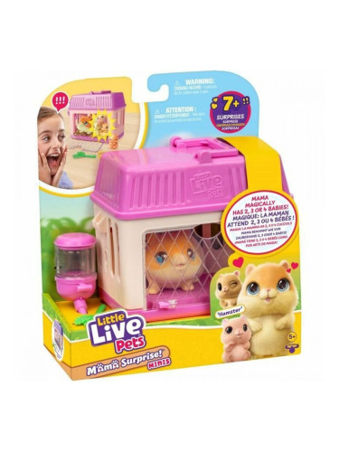 Плюш Little Live Pets Mama Surprise Hamsters Оранжев Orange Плюш Хамстер