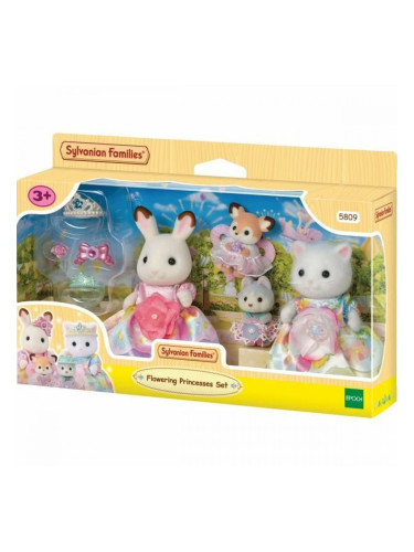 Съчленена Фигура Sylvanian Families Princesas con vestidos de flores Принцеса