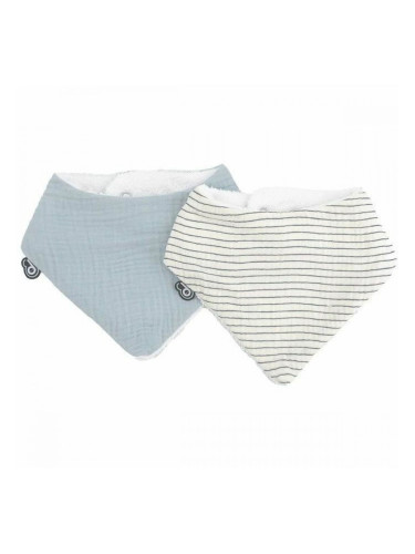 Нагръдник Domiva Син Памук 2 Части (2 броя)