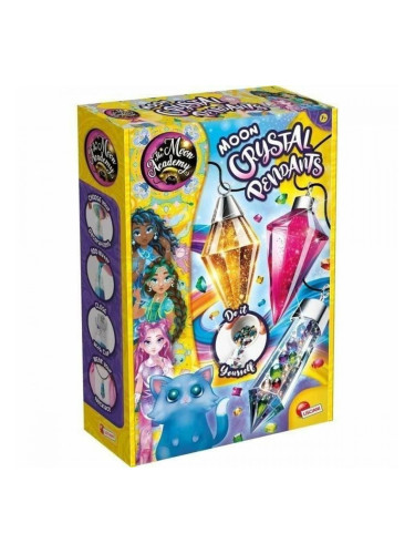 Занаятчийска игра Lisciani Giochi The Moon Academy Moon Crystal Pendants