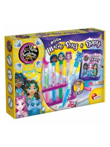 Дневник с аксесоари Lisciani Giochi THE MOON ACADEMY Многоцветен