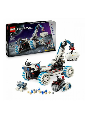 Строителна Игра Lego 42211 Lunar Outpost Moon Rover Space Vehicle 1082 Части