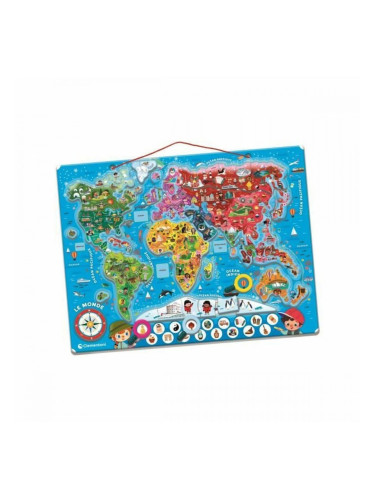 Пъзел Clementoni Магнитна Карта на Света 110 Части