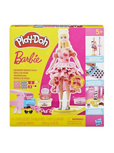 Игра от Пластелин Play-Doh Barbie Designer Fashion Show Многоцветен