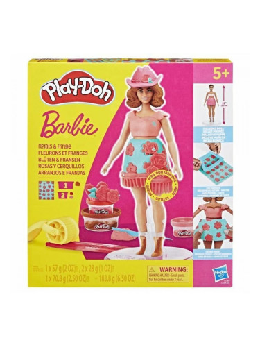 Игра от Пластелин Play-Doh Florals & Fringe Многоцветен