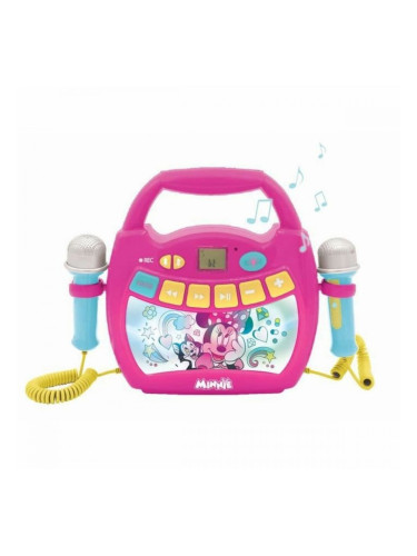 Тонколони с блутут и микрофон Караоке Lexibook MINNIE MOUSE