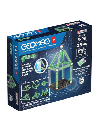 Playset Geomag Glow Recycled 25 Части