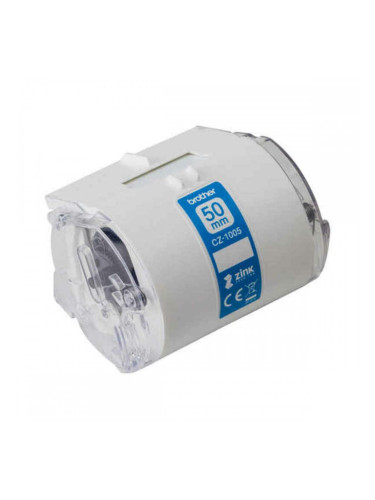 Ламинирана лента за етикетиране Brother BA79319 50 mm Син Бял