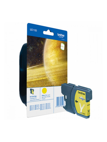 Оригиална касета за мастило Brother LC-1100Y Жълт