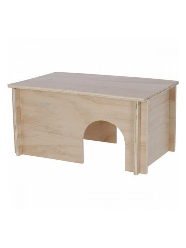 Къща за гризачи Kerbl Бежов Дървен