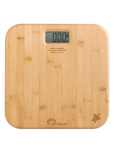 Електронен кантар за баня Little Balance Automática Kinetic Бамбук