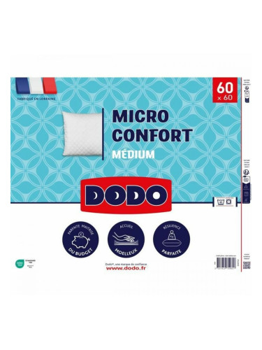 възглавница DODO MICRO CONFORT Бял 60 x 60 cm
