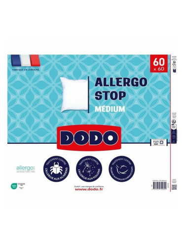 възглавница DODO ALLERGO STOP Бял 60 x 60 cm