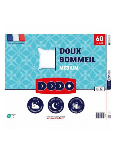 възглавница DODO DOUX SOMMEIL Бял 60 x 60 cm