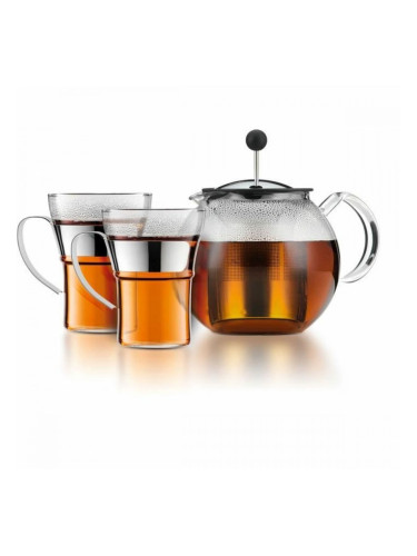 Кафеварка с Френска Преса Bodum Прозрачен Стомана 1 L 0,35 L (6 броя)