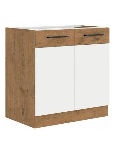 Шкаф за мивка Бял 80 cm 80 x 52 x 82 cm