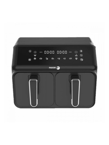 въздушен фритюрник Fagor FG2X4L Черен noir 2200 W 8 L