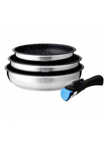 Тиган Arthur Martin Terracotta Неръждаема стомана Ø 24 cm Ø 20 cm Ø 26 cm (3 броя)