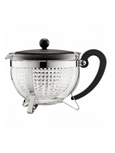 чайник Bodum Черен 1,3 ml Cтъкло Пластмаса