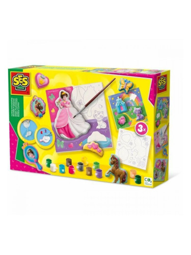 Комплект за Рисуване SES Creative Casting and painting