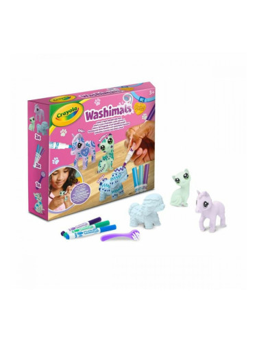 Комплект за Рисуване Crayola Washimals (3 Части) (3 броя)